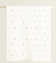 Load image into Gallery viewer, Colorful swiss dots knit soft Throw Blanket