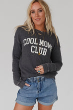 Load image into Gallery viewer, Gray COOL MOMS CLUB Drop Shoulder Sweatshirt