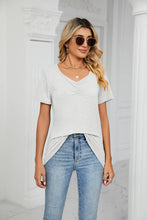 Load image into Gallery viewer, SUMMER PLEATED NEW CASUAL TOP_CWTTS0517: DARKGREEN / (XXL) 1