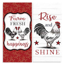 Load image into Gallery viewer, "Rooster" Farm-Themed Kitchen Towels