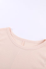 Load image into Gallery viewer, Apricot Crew Neck Waffle Tank Top