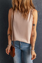 Load image into Gallery viewer, Apricot Crew Neck Waffle Tank Top