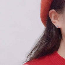 Load image into Gallery viewer, Cute Moonstone Unicorn Stud Earrings in 925 Sterling Silver