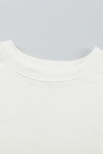 Load image into Gallery viewer, Beige Plain Crew Neck Pullover Sweatshirt