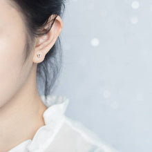 Load image into Gallery viewer, Tiny Butterfly Stud Earrings in 925 Sterling Silver: Gold