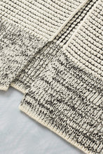 Load image into Gallery viewer, Pink Plaid Knitted Long Open Front Cardigan