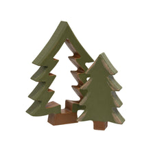 Load image into Gallery viewer, 2/Set, Wooden Christmas Tree Cutouts