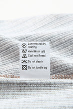 Load image into Gallery viewer, Khaki Striped Crew Neck Ruffled Tank Top