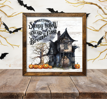 Load image into Gallery viewer, TIMBERLAND FRAME WELCOME SLEEPY HOLLOW