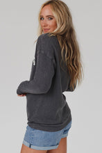 Load image into Gallery viewer, Gray COOL MOMS CLUB Drop Shoulder Sweatshirt