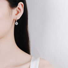 Load image into Gallery viewer, Moissanite Dangle Drop Earrings in 925 Sterling Silver