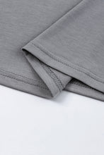 Load image into Gallery viewer, Black Plain Tiered Ruffled Short Sleeve T Shirt