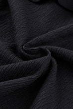 Load image into Gallery viewer, Black Ruffle One Shoulder Crinkle Tank