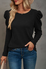 Load image into Gallery viewer, Basic loose fit waffle tunic top