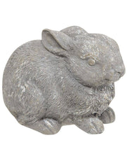 Load image into Gallery viewer, Gray Resin Bunny, 4 Assorted