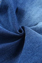 Load image into Gallery viewer, Blue Raw Hem Ankle-length Skinny Jeans