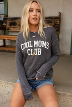 Load image into Gallery viewer, Gray COOL MOMS CLUB Drop Shoulder Sweatshirt