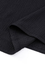 Load image into Gallery viewer, Black Ruffle One Shoulder Crinkle Tank
