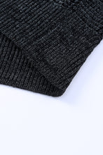 Load image into Gallery viewer, Pink Plaid Knitted Long Open Front Cardigan