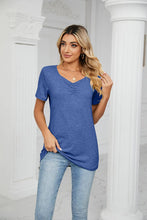 Load image into Gallery viewer, SUMMER PLEATED NEW CASUAL TOP_CWTTS0517: BLACK / (XXL) 1