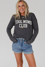 Load image into Gallery viewer, Gray COOL MOMS CLUB Drop Shoulder Sweatshirt