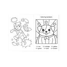 Load image into Gallery viewer, Mini Traveler Coloring & Activity Kit - Superkids & Pets