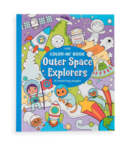 Load image into Gallery viewer, Color-in' Book: Outer Space Explorers