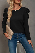 Load image into Gallery viewer, Basic loose fit waffle tunic top
