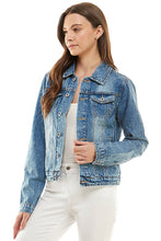 Load image into Gallery viewer, Ladies  Casual Denim Jacket
