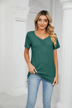 Load image into Gallery viewer, SUMMER PLEATED NEW CASUAL TOP_CWTTS0517: BLUE / (XXL) 1
