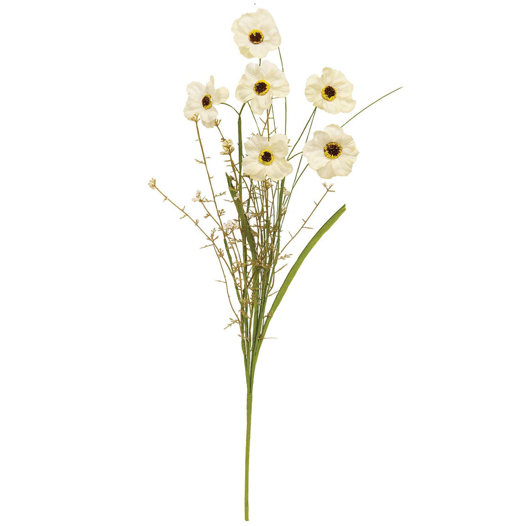Wild Spring Geranium & Grass Spray, Cream
