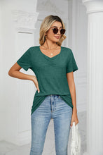 Load image into Gallery viewer, SUMMER PLEATED NEW CASUAL TOP_CWTTS0517: BLACK / (XXL) 1
