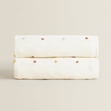 Load image into Gallery viewer, Colorful swiss dots knit soft Throw Blanket
