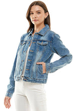 Load image into Gallery viewer, Ladies  Casual Denim Jacket
