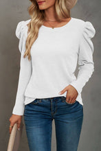 Load image into Gallery viewer, Basic loose fit waffle tunic top
