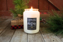Load image into Gallery viewer, 26 oz Farmhouse Jar Christmas Candle: Farmhouse Christmas
