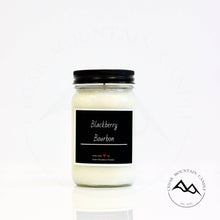 Load image into Gallery viewer, Black &amp; White Modern Farmhouse Mason Jar Soy Candle
