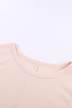 Load image into Gallery viewer, Apricot Crew Neck Waffle Tank Top
