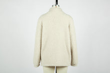 Load image into Gallery viewer, Paneled sherpa full zip jacket
