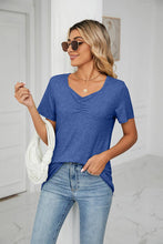 Load image into Gallery viewer, SUMMER PLEATED NEW CASUAL TOP_CWTTS0517: BLACK / (S) 1
