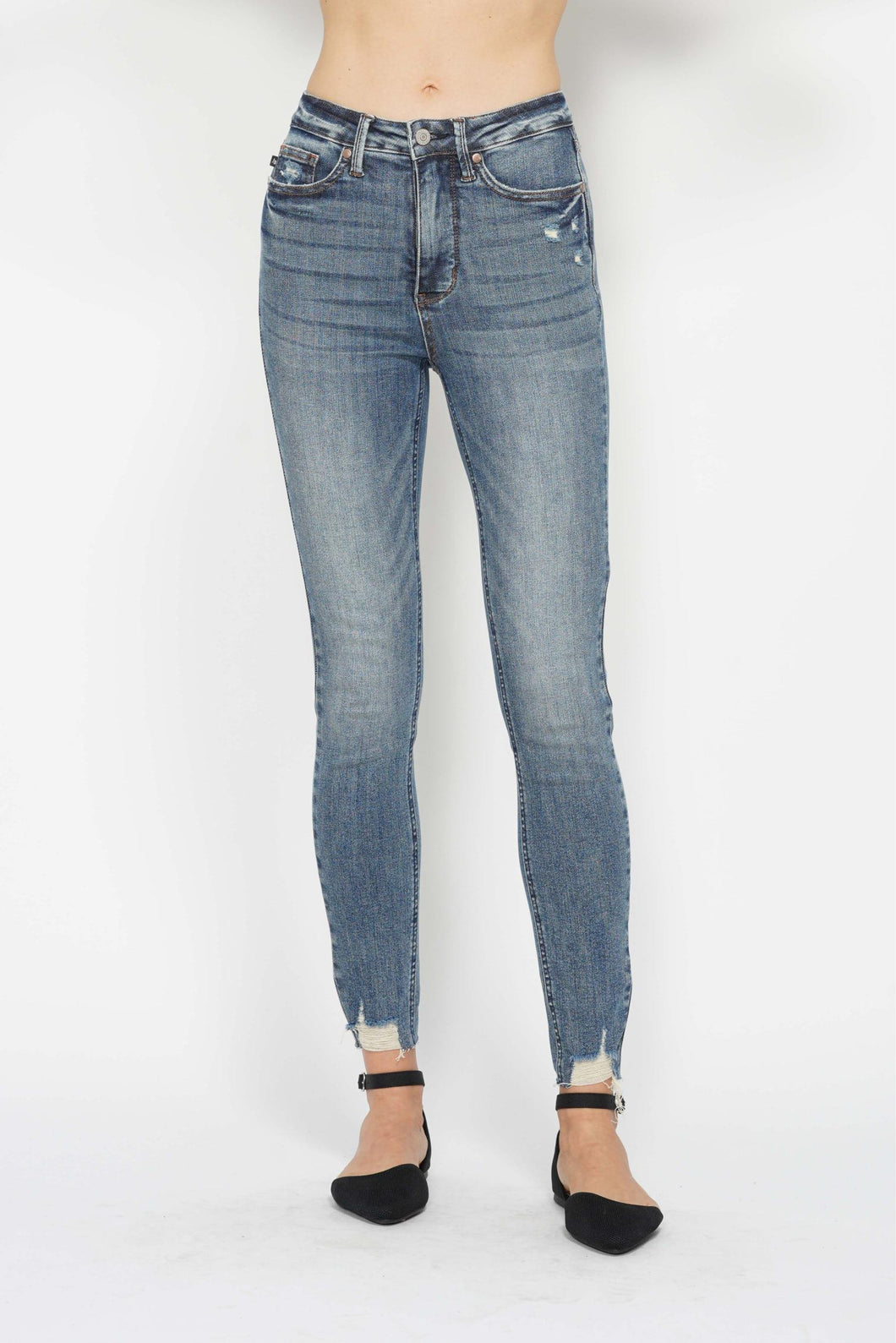 Tulip-Vintage Wash Skinny Jean