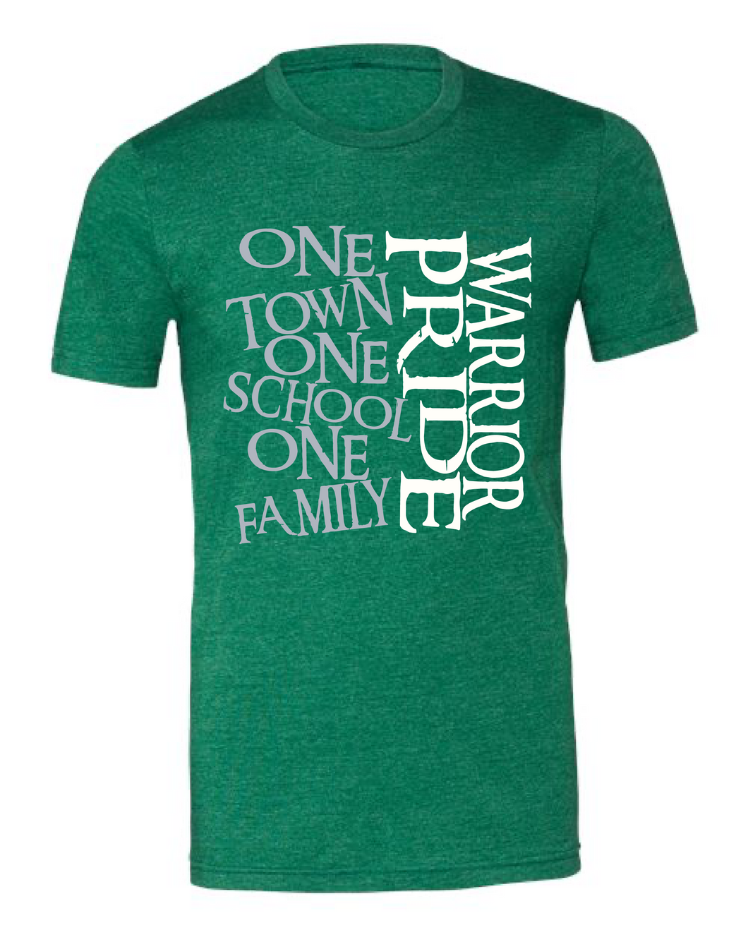 One Town One School One Family Warrior Pride-unisex