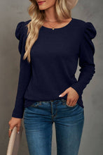 Load image into Gallery viewer, Basic loose fit waffle tunic top
