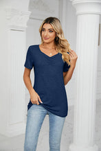 Load image into Gallery viewer, SUMMER PLEATED NEW CASUAL TOP_CWTTS0517: BLUE / (M) 1
