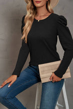 Load image into Gallery viewer, Basic loose fit waffle tunic top
