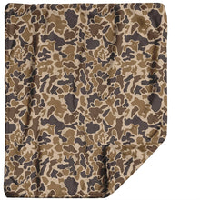 Load image into Gallery viewer, "Duck Camo" Plush Travel Blanket with Matching Case
