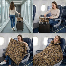 Load image into Gallery viewer, "Duck Camo" Plush Travel Blanket with Matching Case
