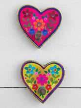 Load image into Gallery viewer, Adhesive Wooden Heart Wall Hooks
