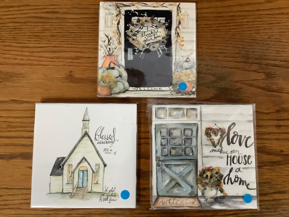 Hand Painted Ceramic Tile