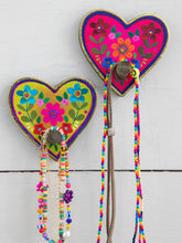 Load image into Gallery viewer, Adhesive Wooden Heart Wall Hooks
